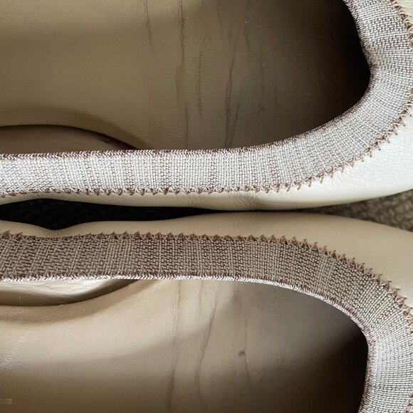 Chanel Beige Leather & Suede Flat Ballet Slippers, Size 40 EU - Picture 12 of 14